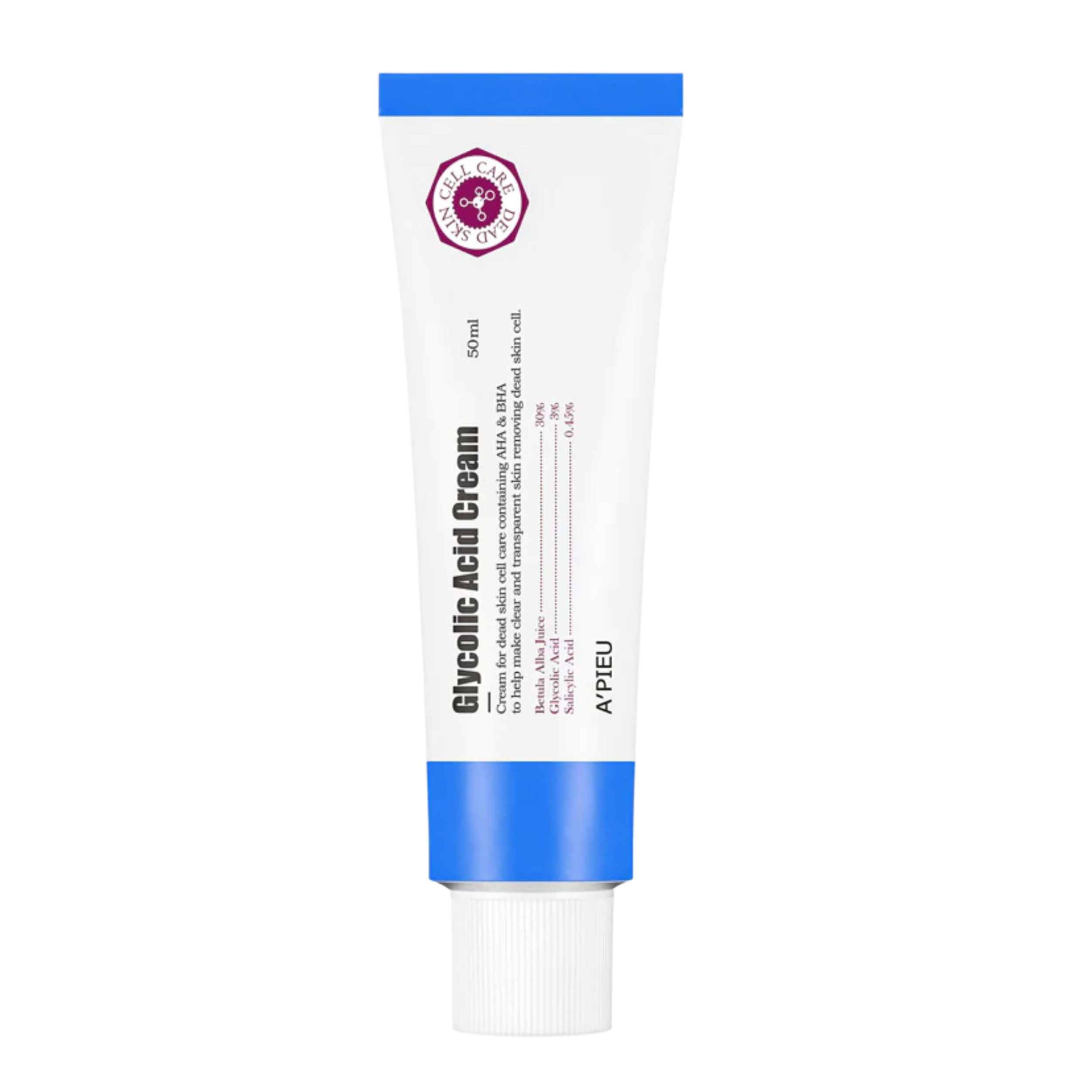 A PIEU Glycolic Acid Cream — مرطوب‌کننده و کرم | بررسی و راهنمای لیلی‌ورا