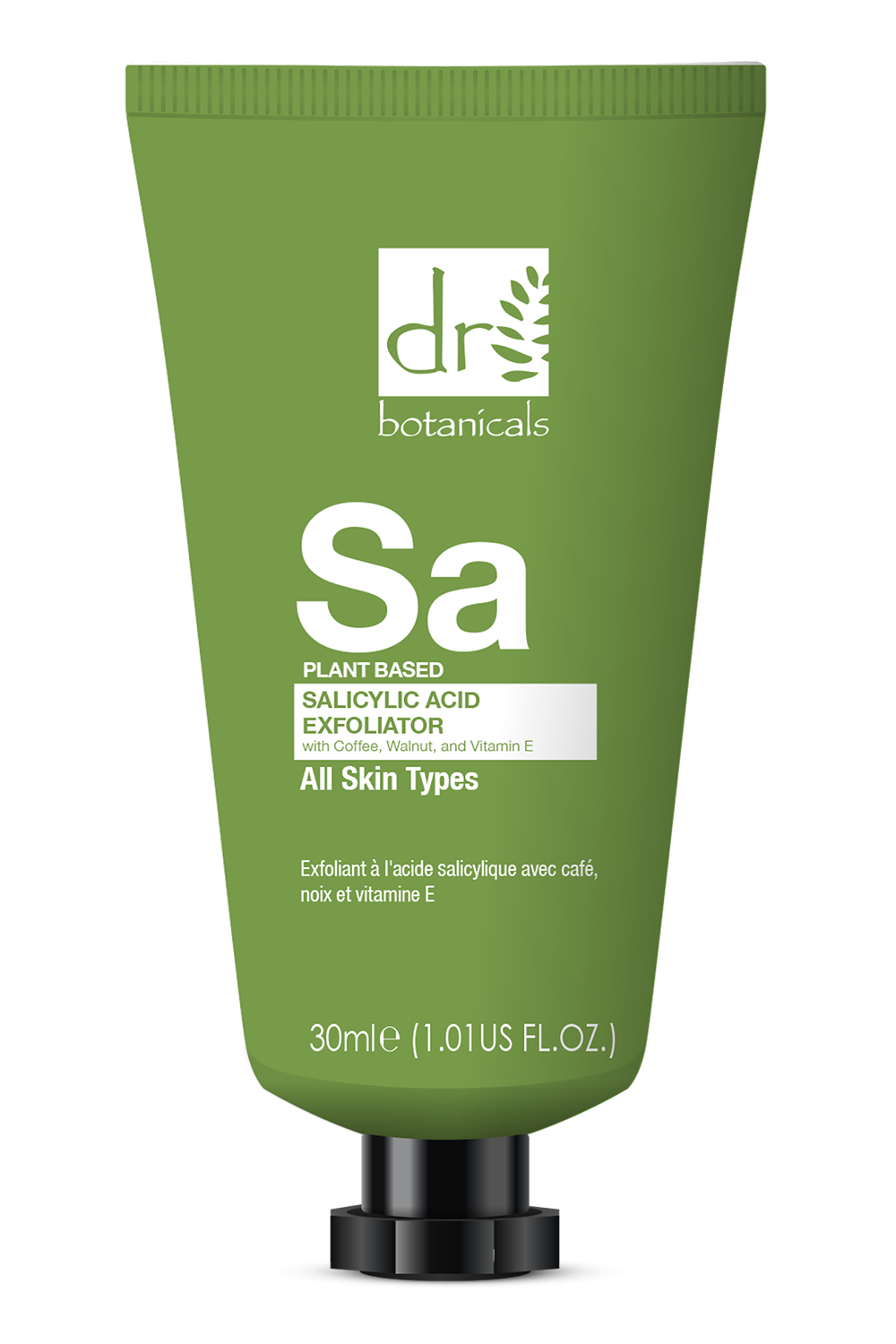DR BOTANICALS Salicylic Acid Exfoliator with Coffee Walnut Vitamin E — ماسک | بررسی و راهنمای لیلیورا