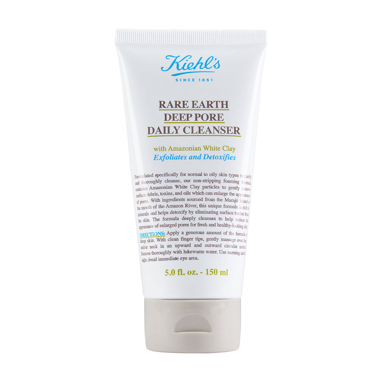 Kiehl s Kiehl's Since 1851 Rare Earth Deep Pore Daily Cleanser — پاککننده | بررسی و راهنمای لیلیورا