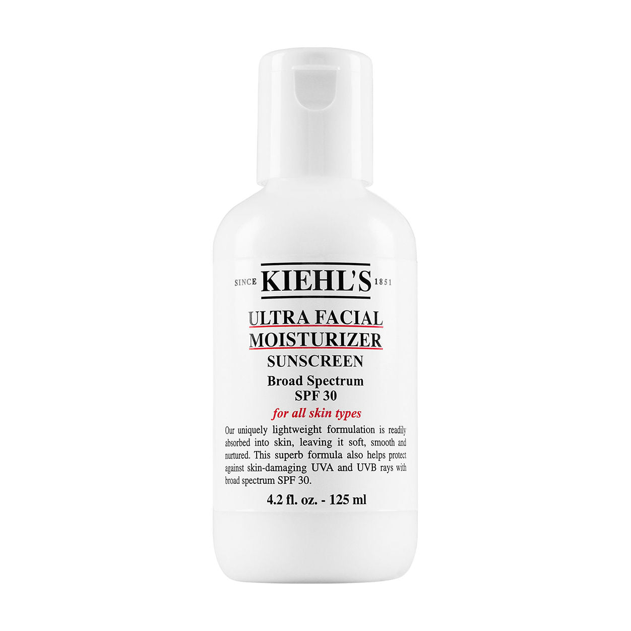 Kiehl s Kiehl's Since 1851 Ultra Facial Moisturizer SPF 30 — ضدآفتاب | بررسی و راهنمای لیلیورا