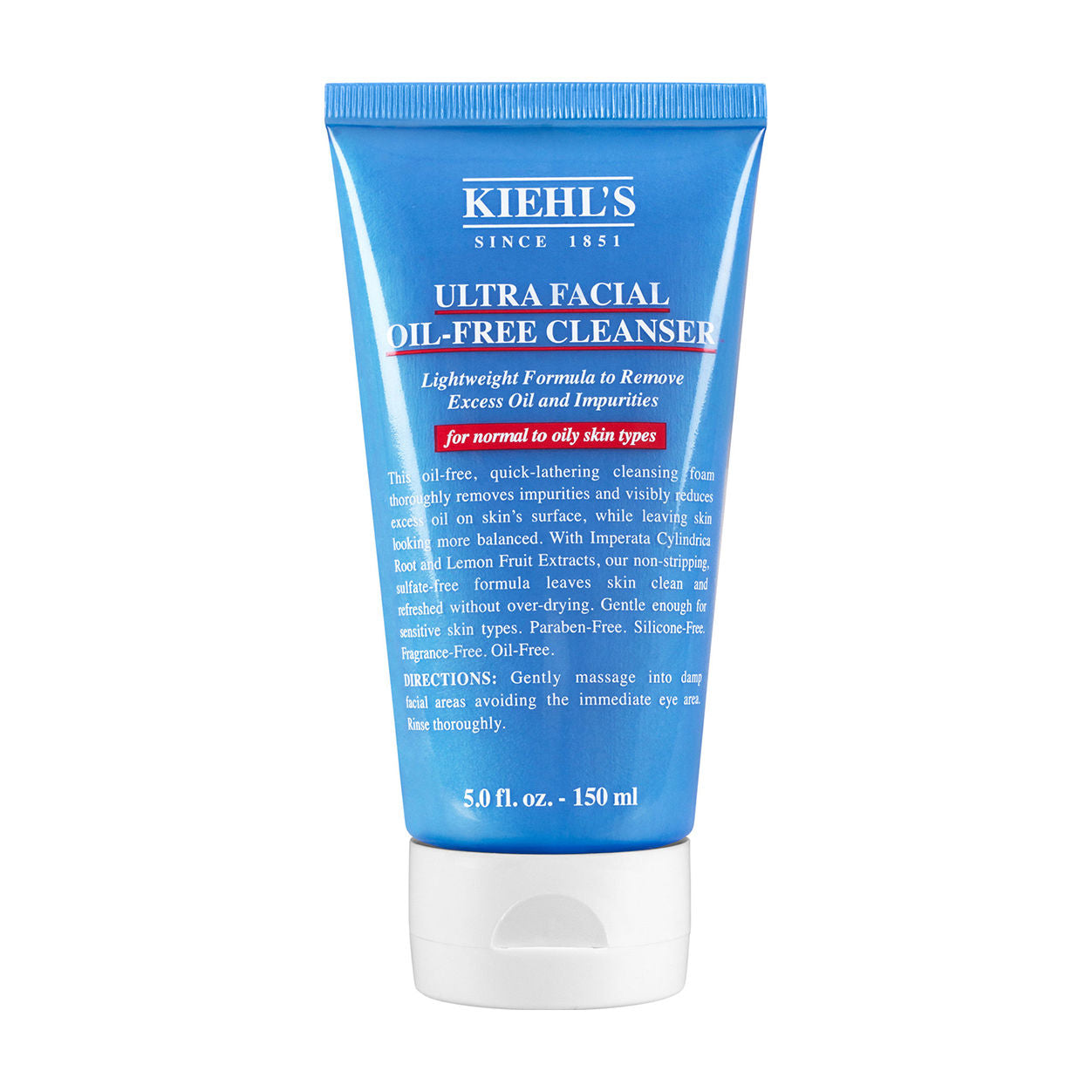 Kiehl s Kiehl's Since 1851 Ultra Facial Oil Free Cleanser — پاککننده | بررسی و راهنمای لیلیورا