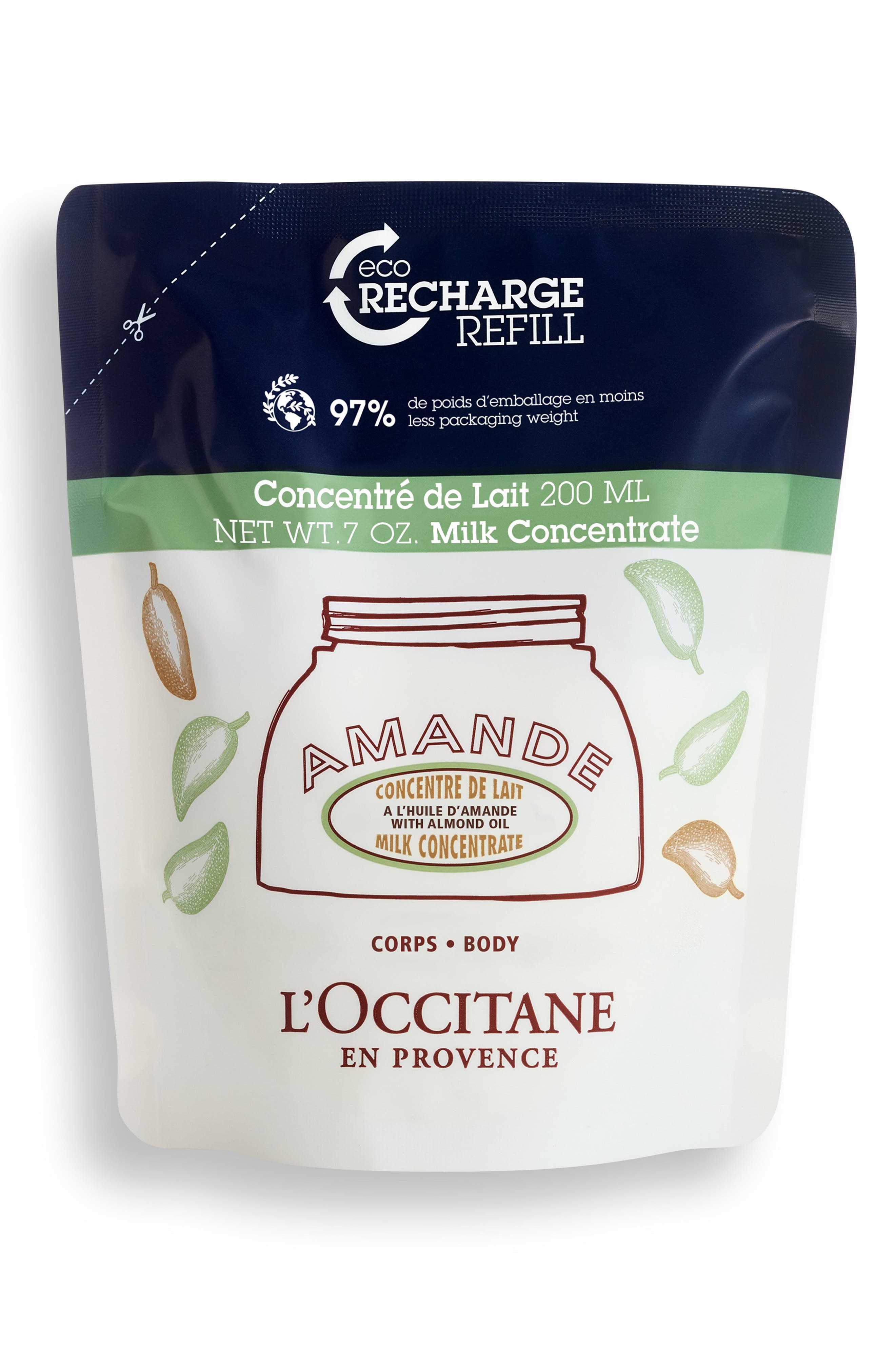 L Occitane Almond Milk Concentrate Refill — سرم | بررسی و راهنمای لیلیورا