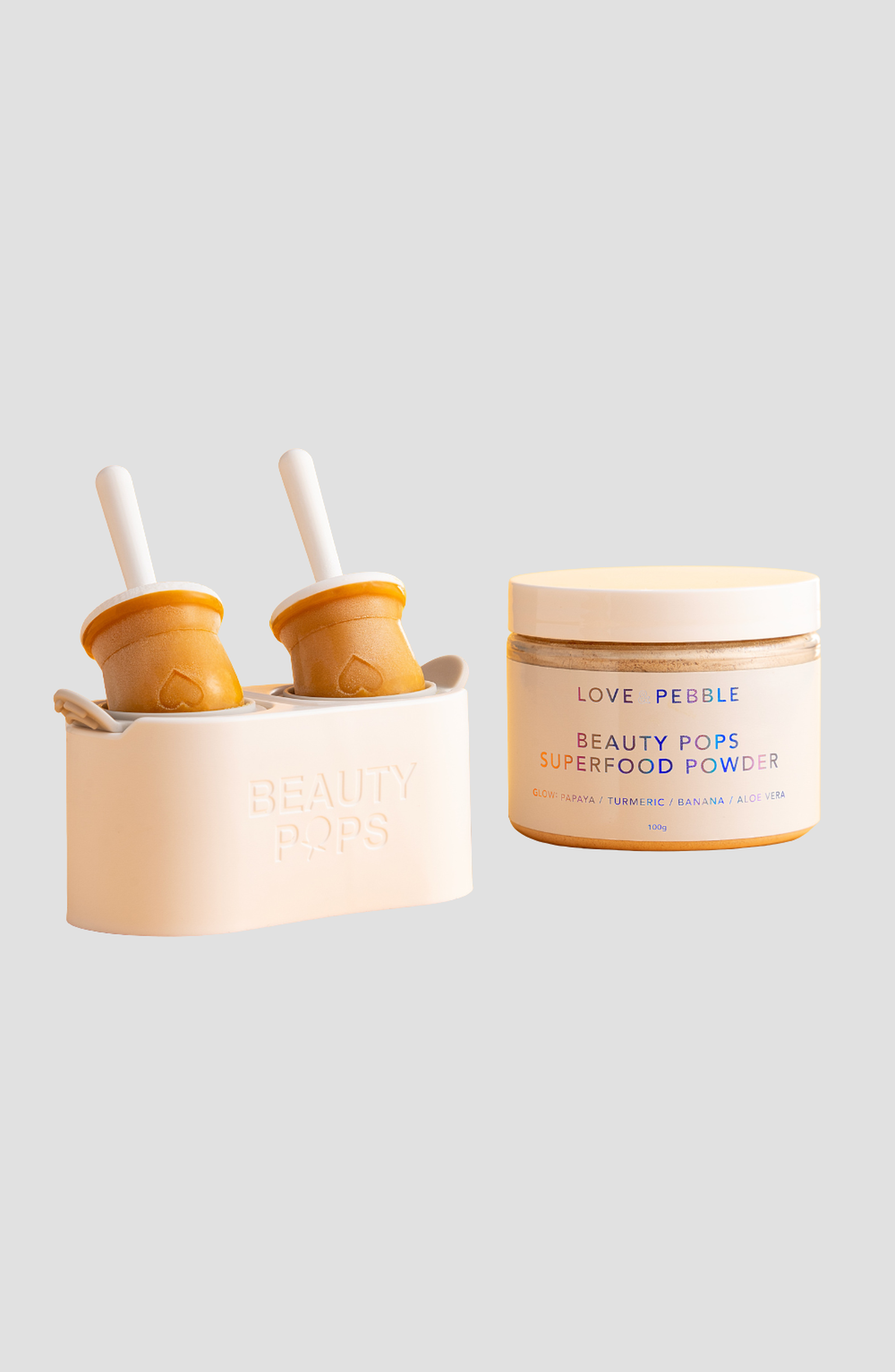 Love and pebble BEAUTY POPS Glow Enzyme Frozen Mask Kit — ست و پک | بررسی و راهنمای لیلیورا