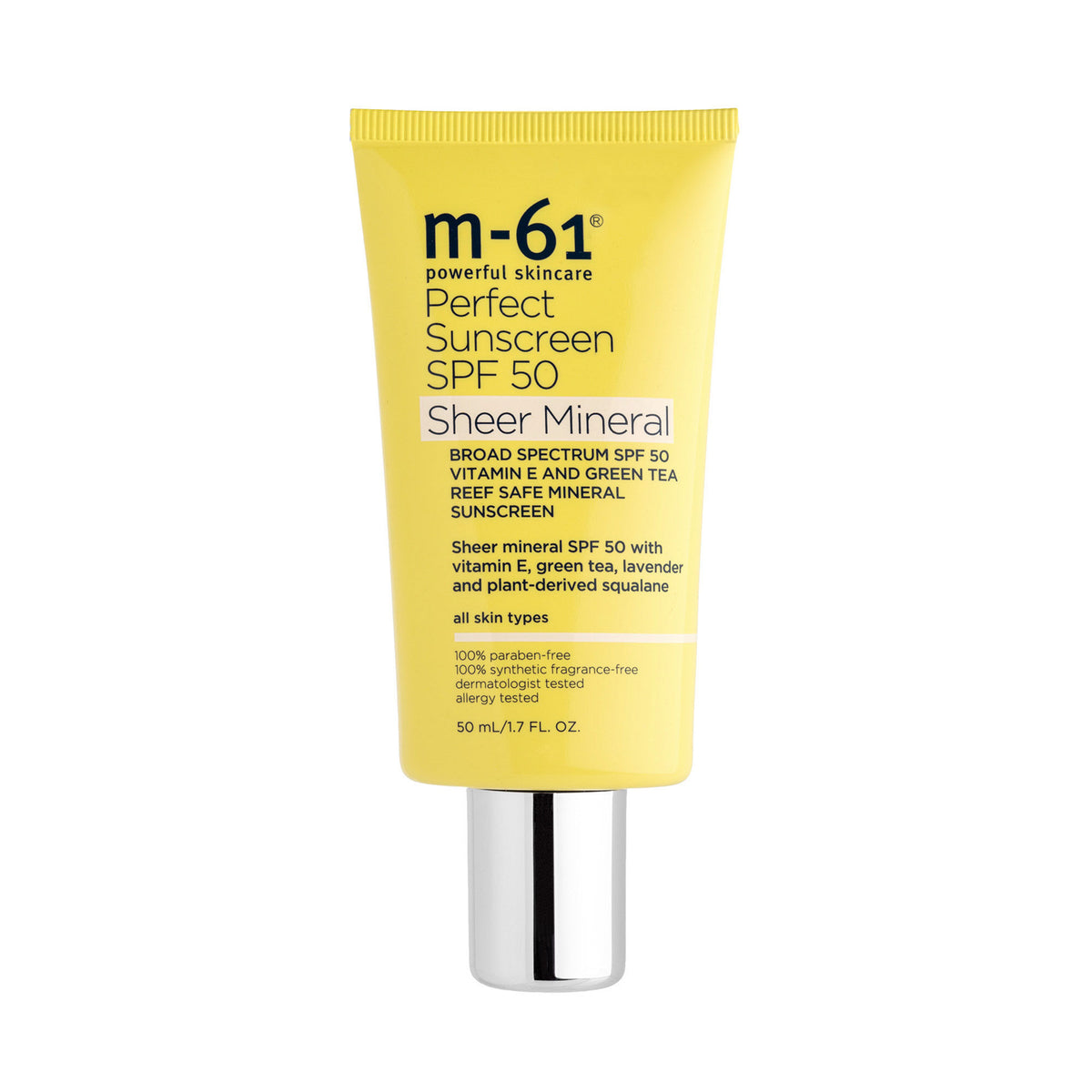 M-61 Perfect Sheer Mineral Sunscreen SPF 50 — ضدآفتاب | بررسی و راهنمای لیلی‌ورا