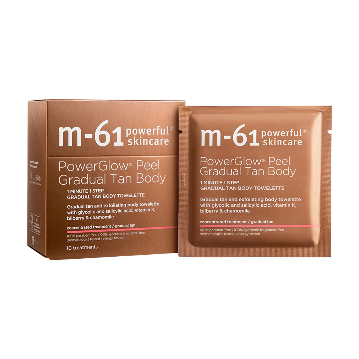 M-61 PowerGlow Peel Gradual Tan Body — ماسک | بررسی و راهنمای لیلیورا