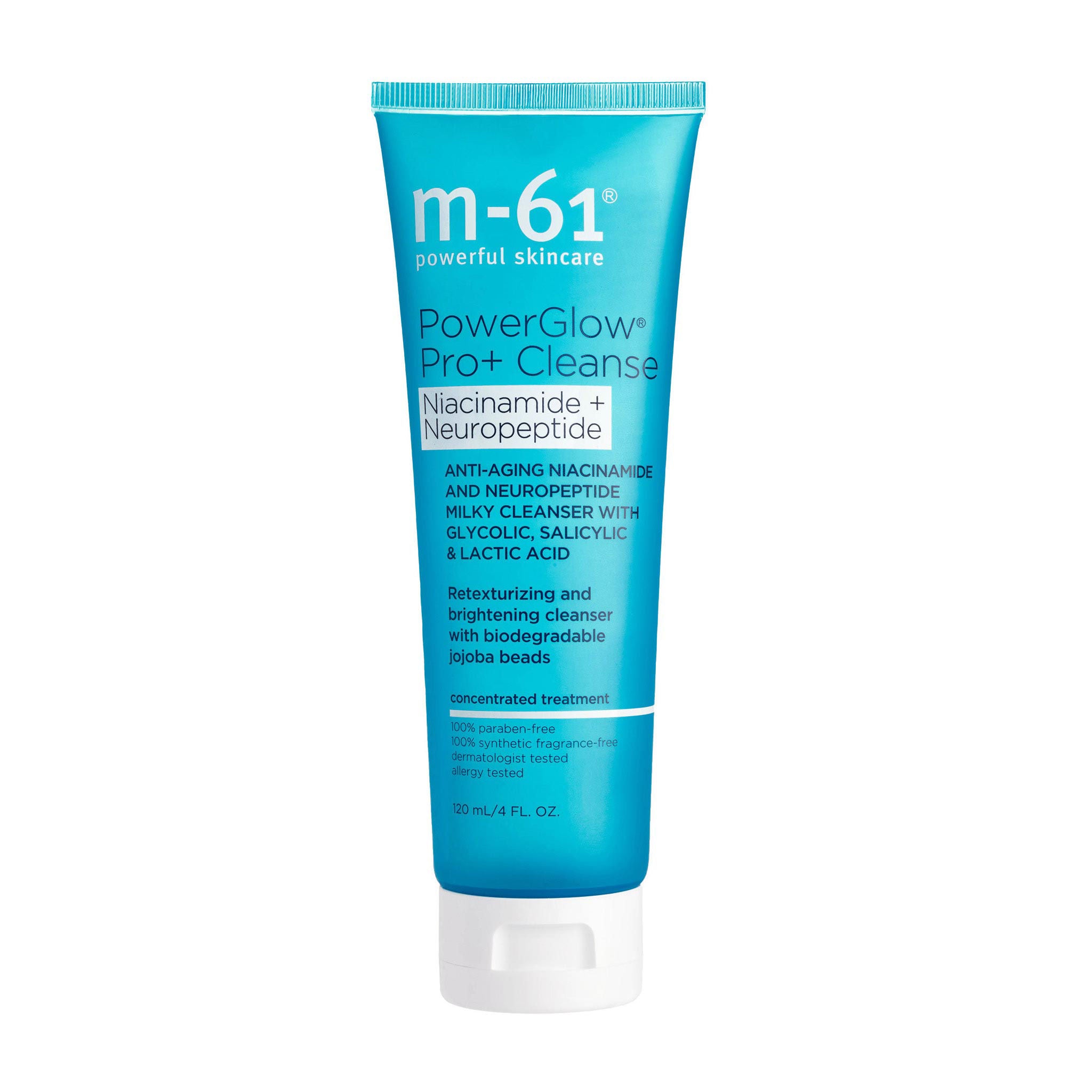 M-61 PowerGlow Pro+ Niacinamide+Neuropeptide Cleanse — پاککننده | بررسی و راهنمای لیلیورا