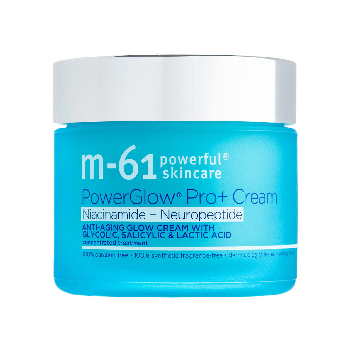 M-61 PowerGlow Pro Niacinamide Neuropeptide Cream — مرطوبکننده و کرم | بررسی و راهنمای لیلیورا