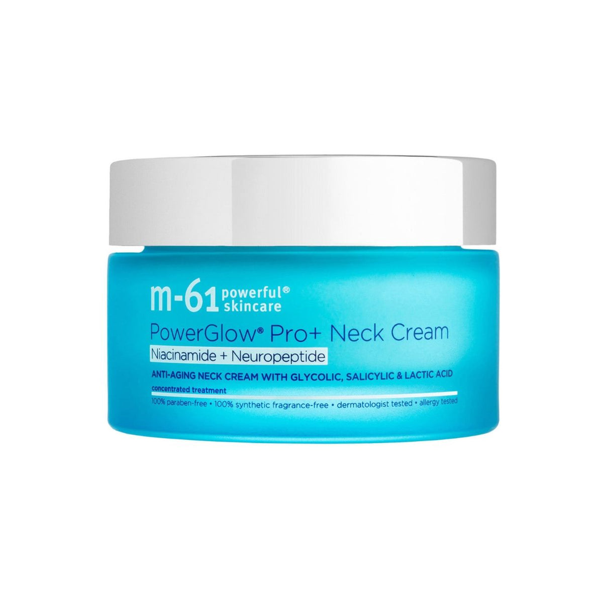 M-61 PowerGlow Pro Niacinamide Neuropeptide Neck Cream — مرطوب‌کننده و کرم | بررسی و راهنمای لیلی‌ورا