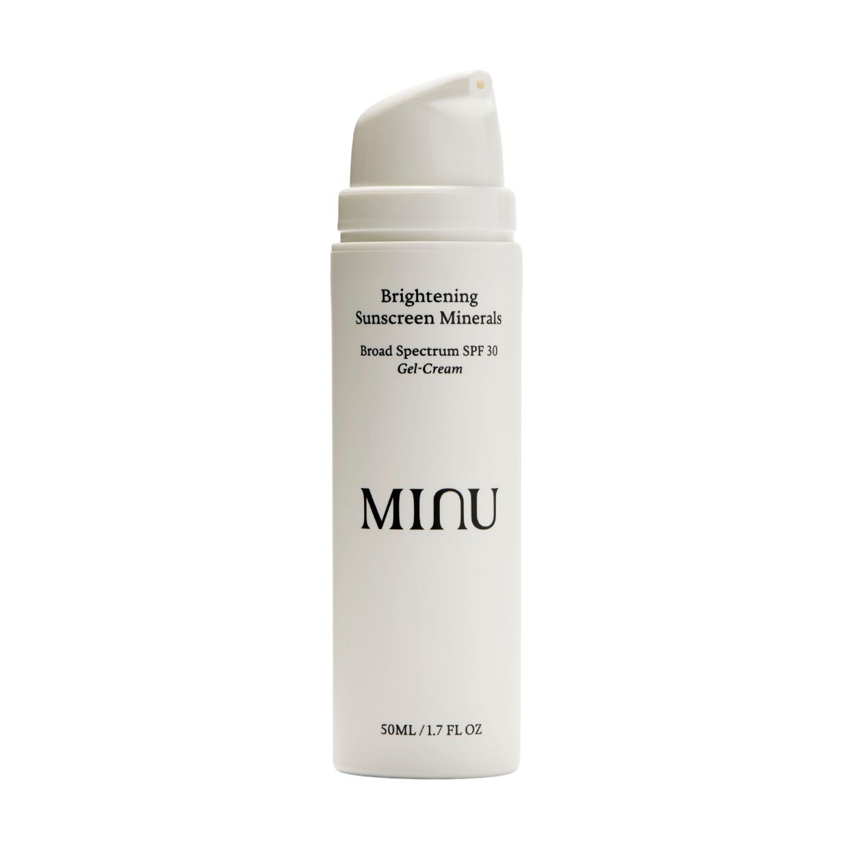 Minu Brightening Sunscreen Minerals Broad Spectrum Gel-Cream SPF 30 — ضدآفتاب | بررسی و راهنمای لیلی‌ورا