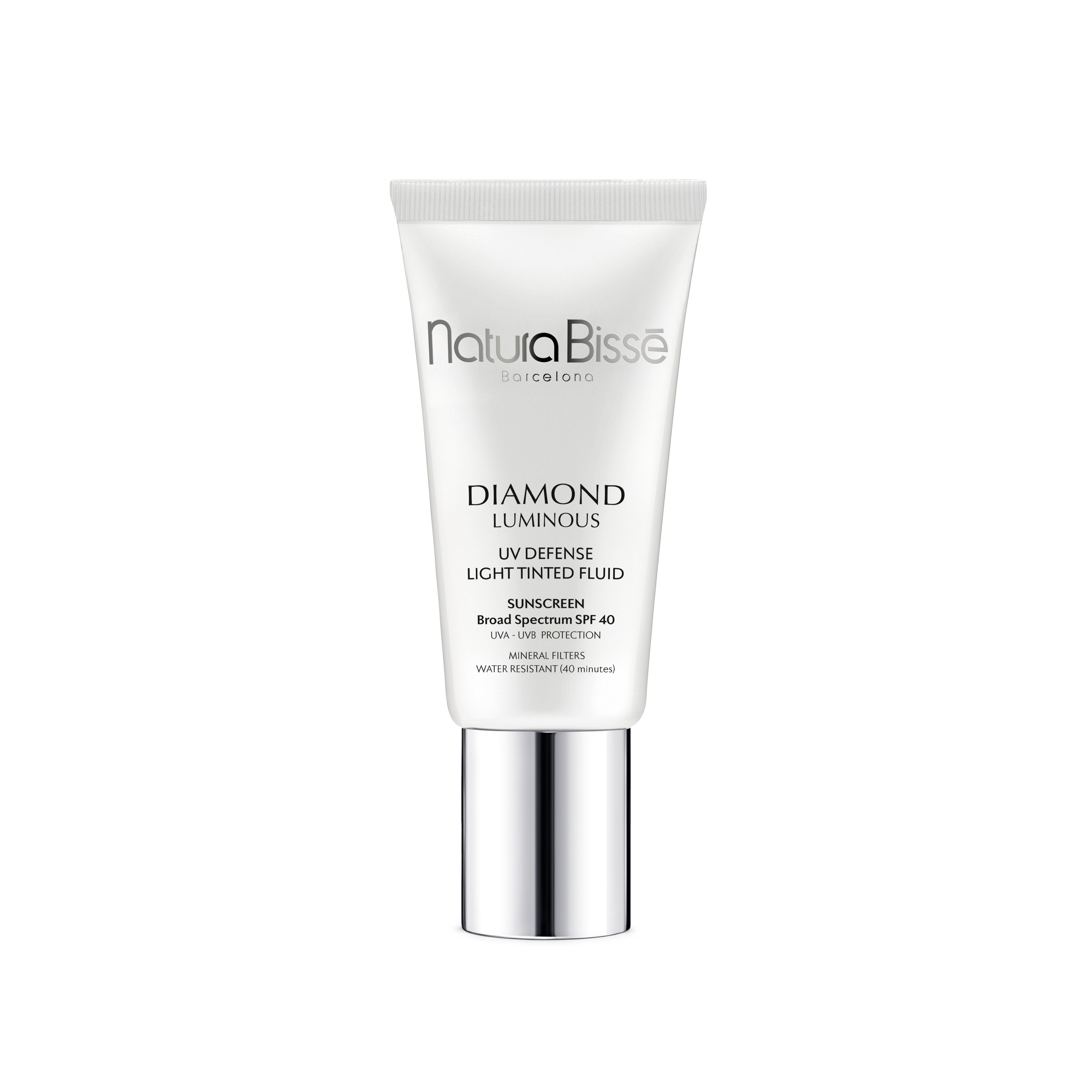 Natura Bissé é Diamond Luminous UV Defense Light Tinted Fluid SPF 40 — ضدآفتاب | بررسی و راهنمای لیلی‌ورا
