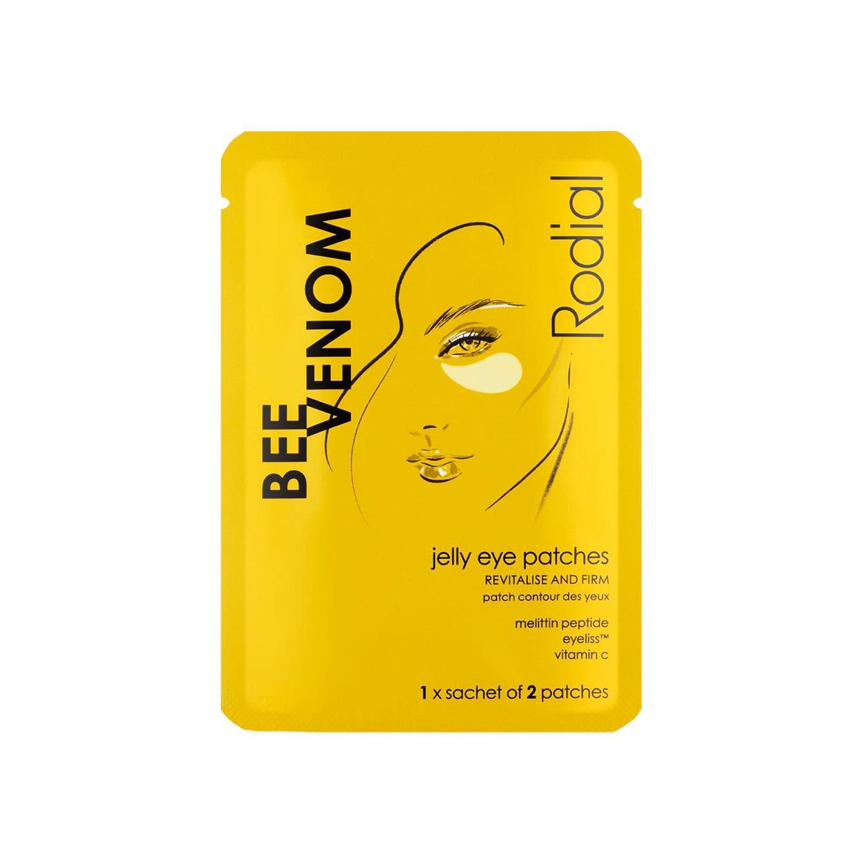 Rodial Bee Venom Jelly Eye Patches — مراقبت دور چشم | بررسی و راهنمای لیلی‌ورا