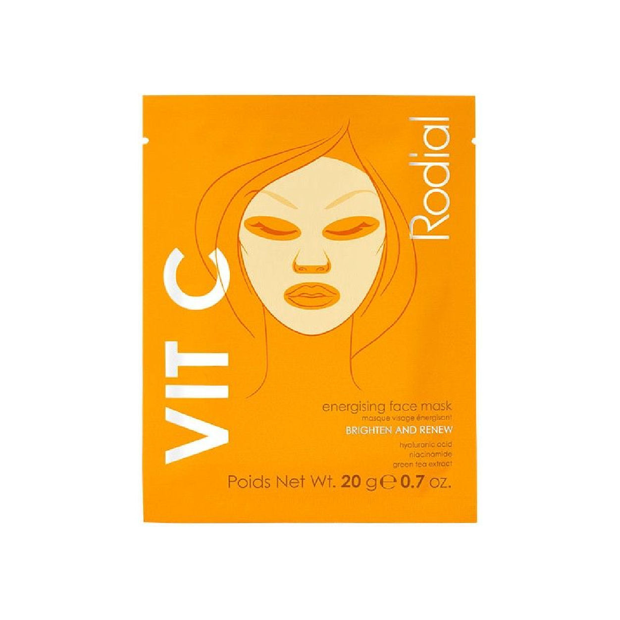Rodial Vit C Cellulose Sheet Mask — ماسک | بررسی و راهنمای لیلی‌ورا