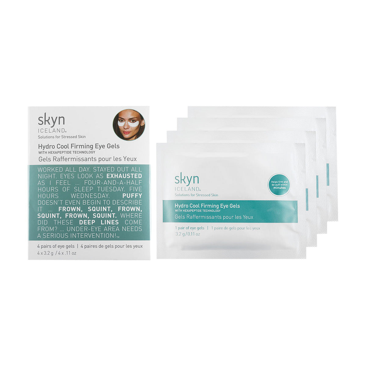 Skyn Iceland Hydro Cool Firming Eye Gels 4-pack — مراقبت دور چشم | بررسی و راهنمای لیلیورا