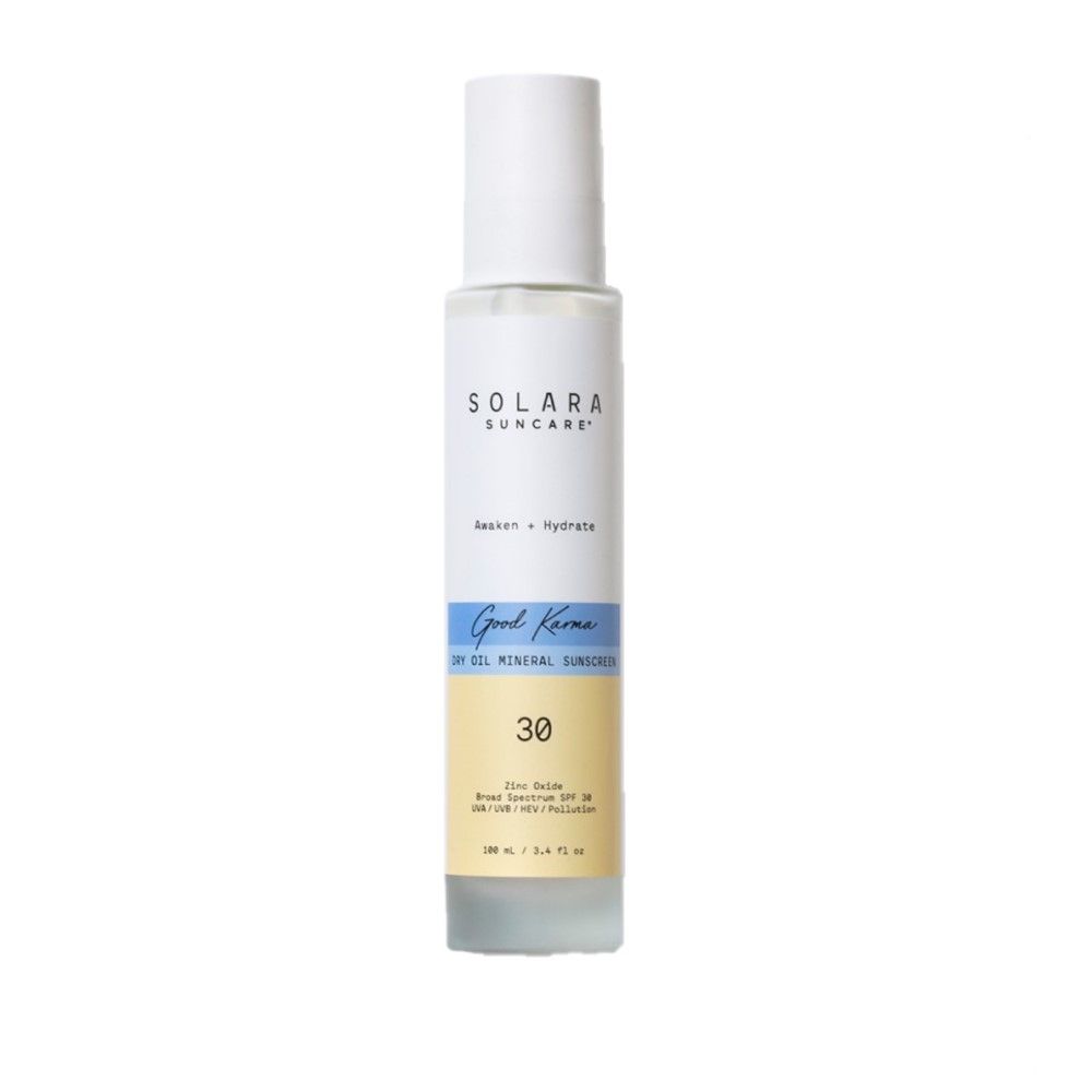 Solara Suncare Good Karma Dry Oil Mineral Sunscreen SPF 30 — ضدآفتاب | بررسی و راهنمای لیلی‌ورا