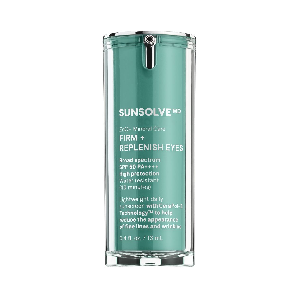 SunsolveMD ZnO+ Mineral Care Firm + Replenish Eyes SPF 50 — ضدآفتاب | بررسی و راهنمای لیلی‌ورا