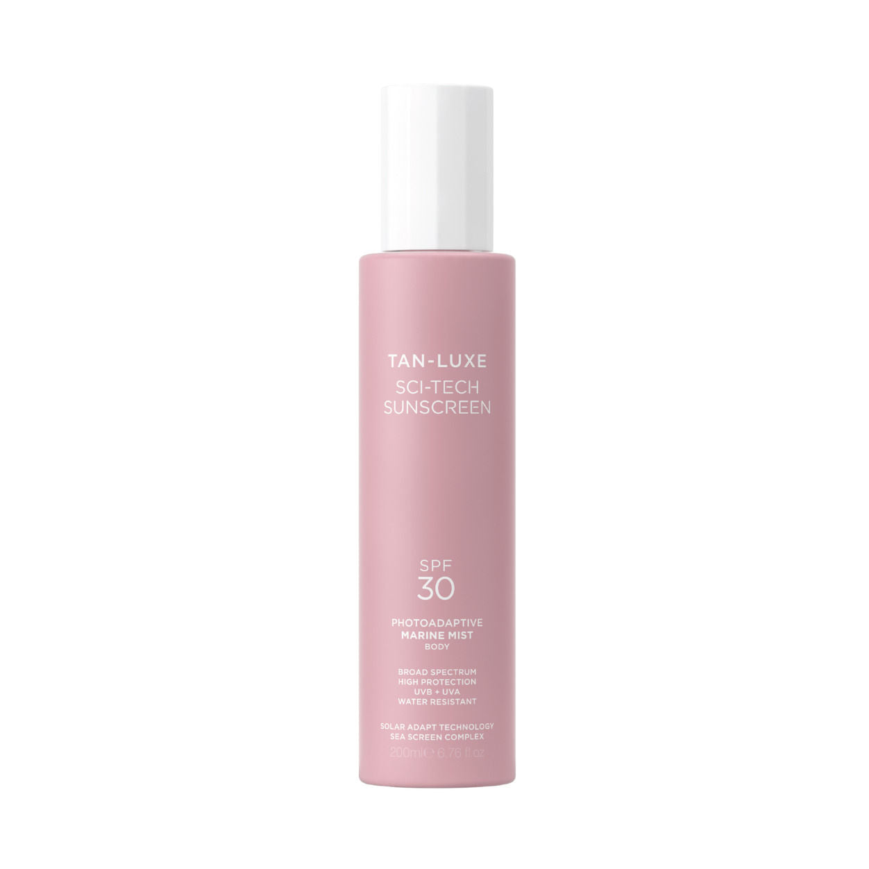 Tan-Luxe Sci-Tech Photoadaptive Marine Body Mist SPF 30 — ضدآفتاب | بررسی و راهنمای لیلی‌ورا